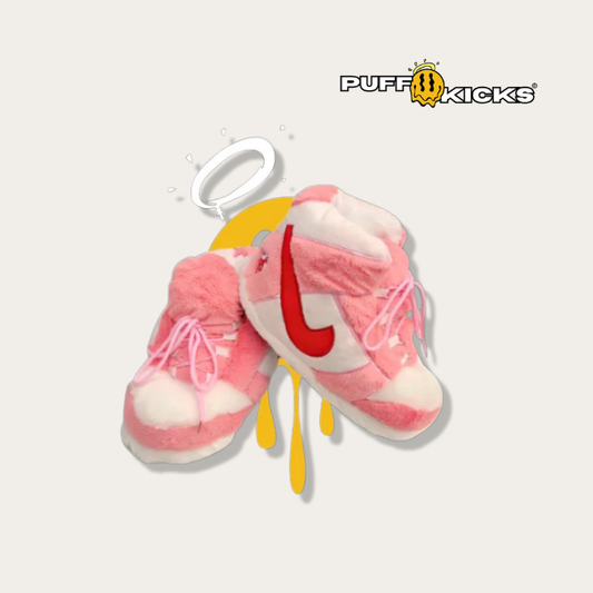 PuffKicks™ Pink Skulls