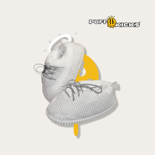 PuffKicks™ YEEZ Pure White