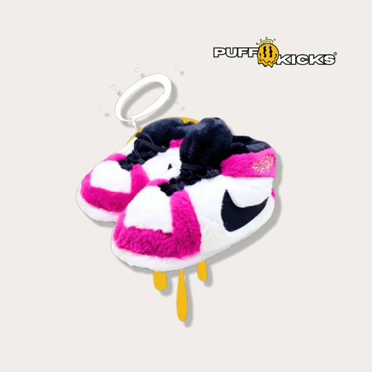 PuffKicks™ Black Pinks 1