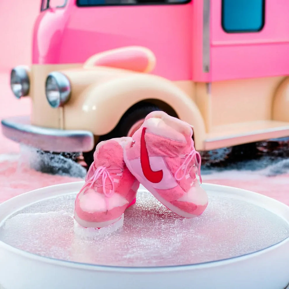 PuffKicks™ Pink Skulls